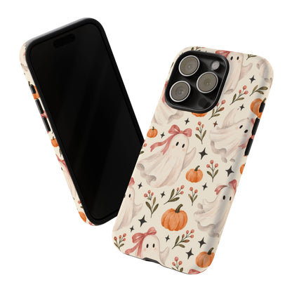 Blush Boo Social iPhone Tough Case | cute ghost