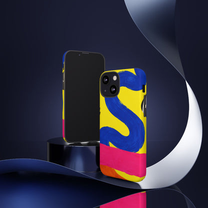 Offbeat iPhone Tough Case | Abstract Color Block Art