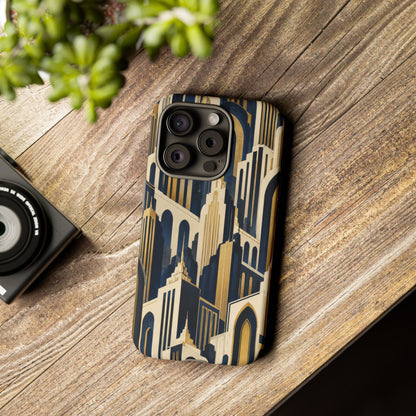 Midnight Metropolis iPhone Tough Case | art deco
