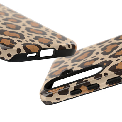 Leopard Print Samsung Galaxy Tough Case | Cocoa Wildcat