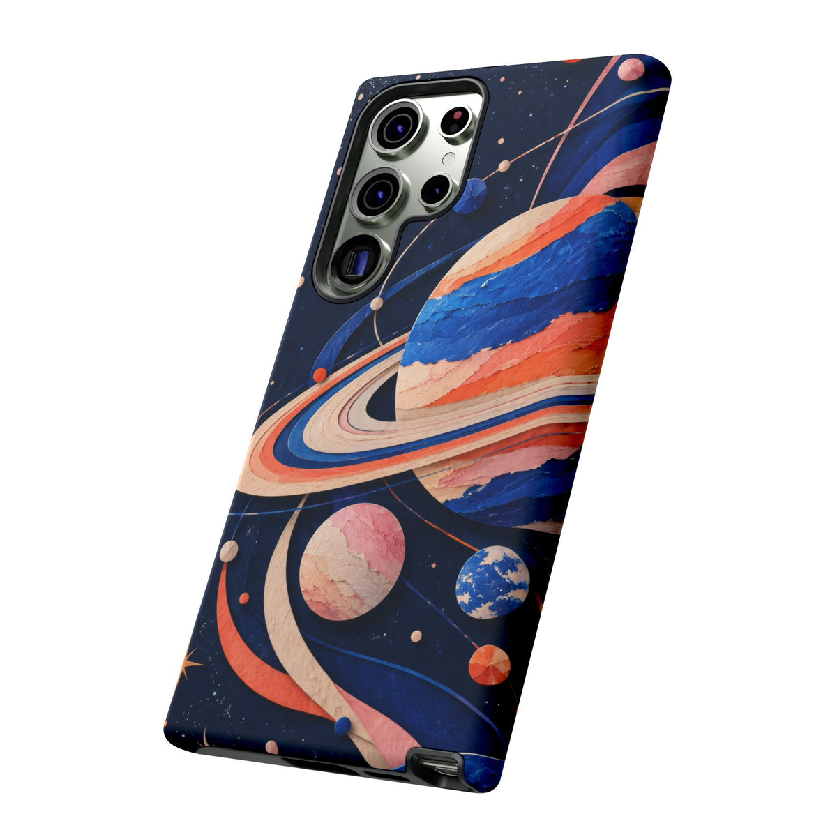 Cosmic Cut Paper Samsung Galaxy Tough Case | modern space