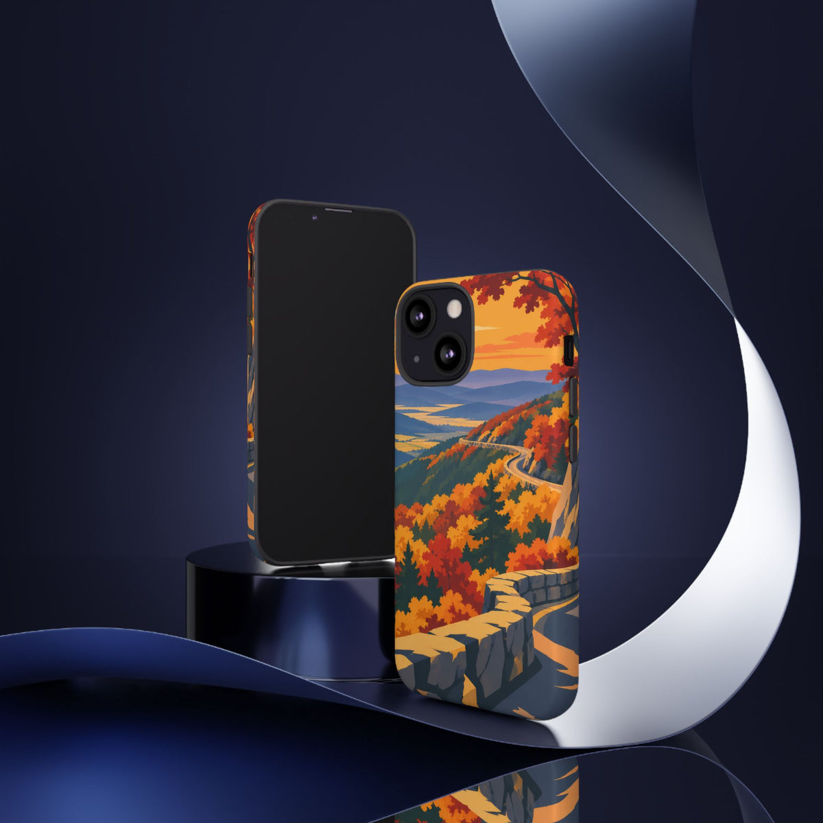 Skyline Drive — Overlook Gold iPhone Tough Case