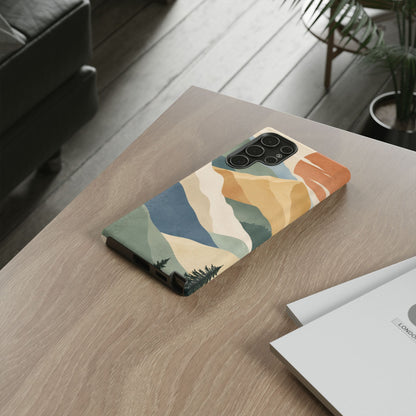 Sage Summit Samsung Galaxy Tough Case | abstract mountains