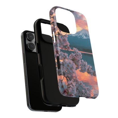 Fuji Petal Reflection iPhone Tough Phone Case