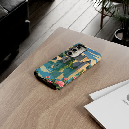 English Castle — Moat and Roses Samsung Galaxy Tough Case