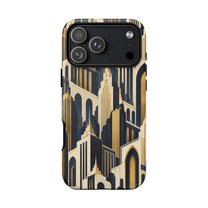 Midnight Metropolis iPhone Tough Case | art deco