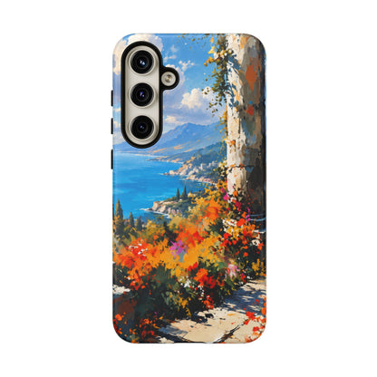 Azure Sanctuary Samsung Galaxy Tough Case | Painterly Coastal Landscape