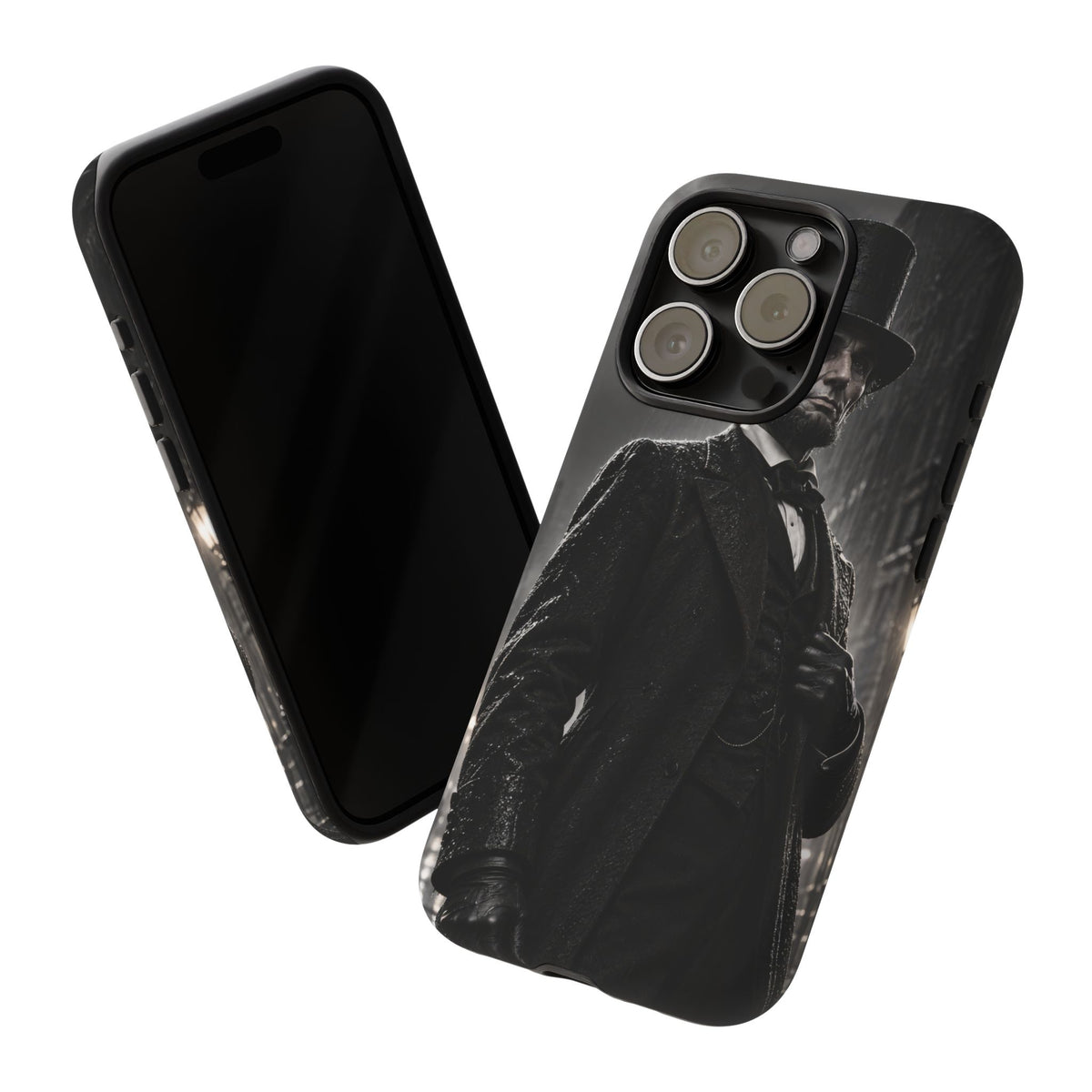 Abe after Midnight iPhone Tough Case | noir lincoln