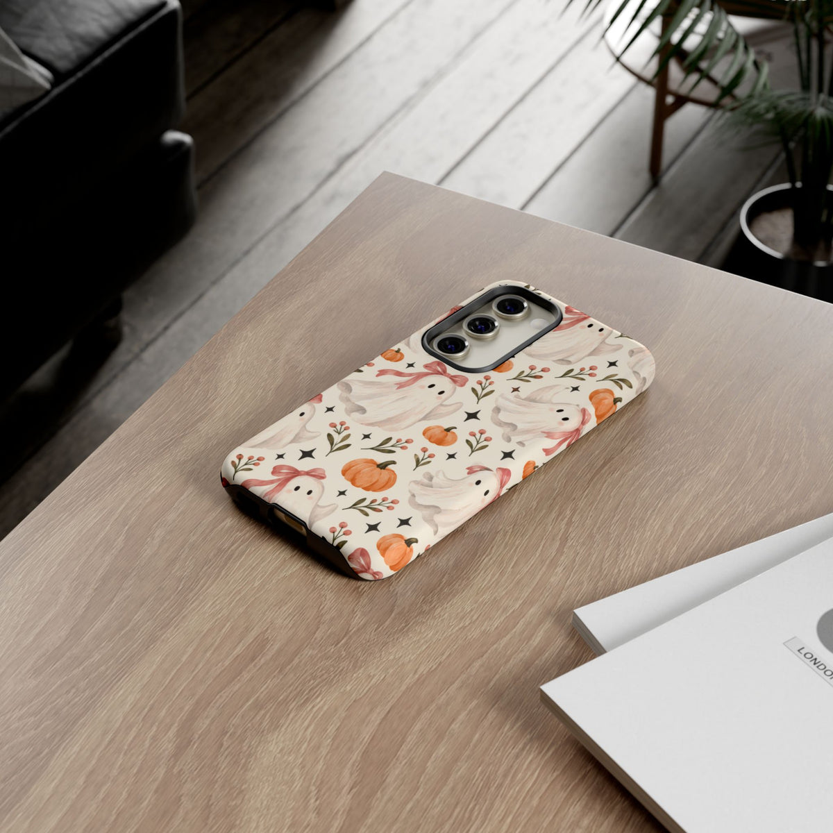 Blush Boo Social Samsung Galaxy Tough Case | cute ghost