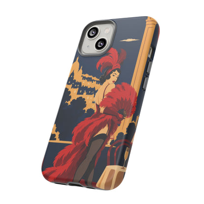 Moulin Rouge Dancer — Velvet Encore iPhone Tough Case | cabaret dancer