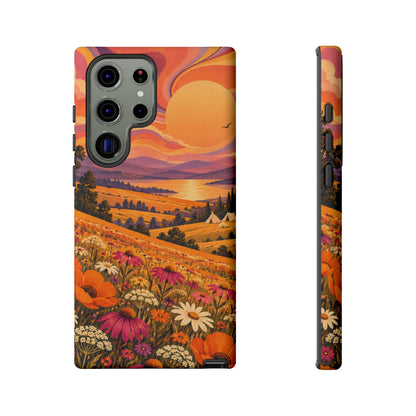 Golden Field Reverie Samsung Galaxy Tough Case | sixties festival