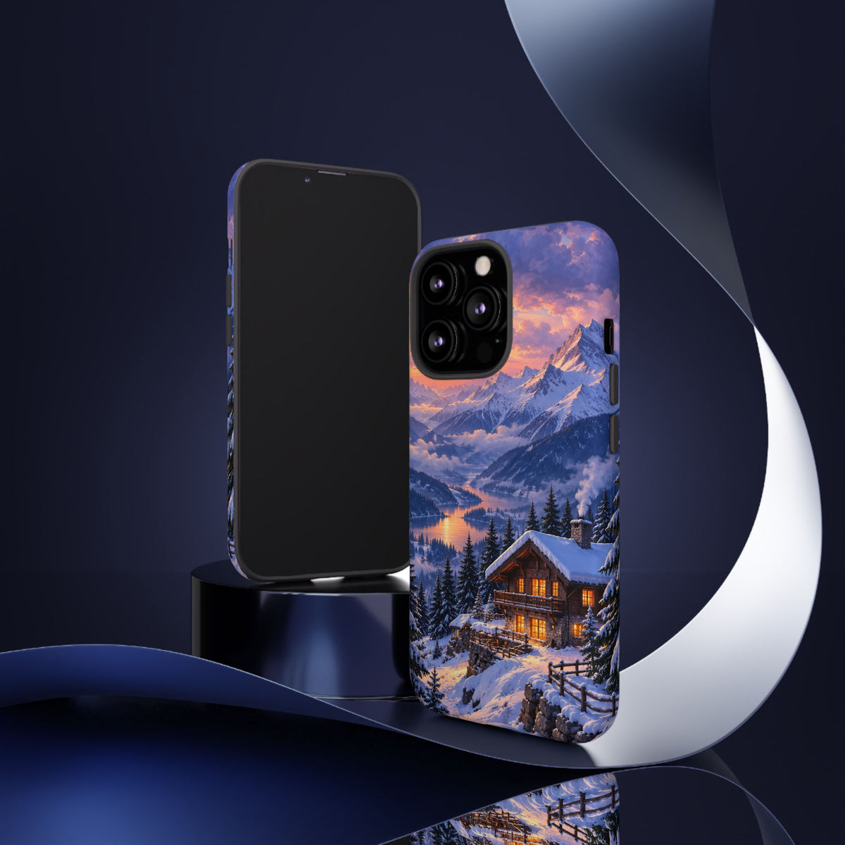 Alpine Hearth iPhone Tough Case | winter cabin