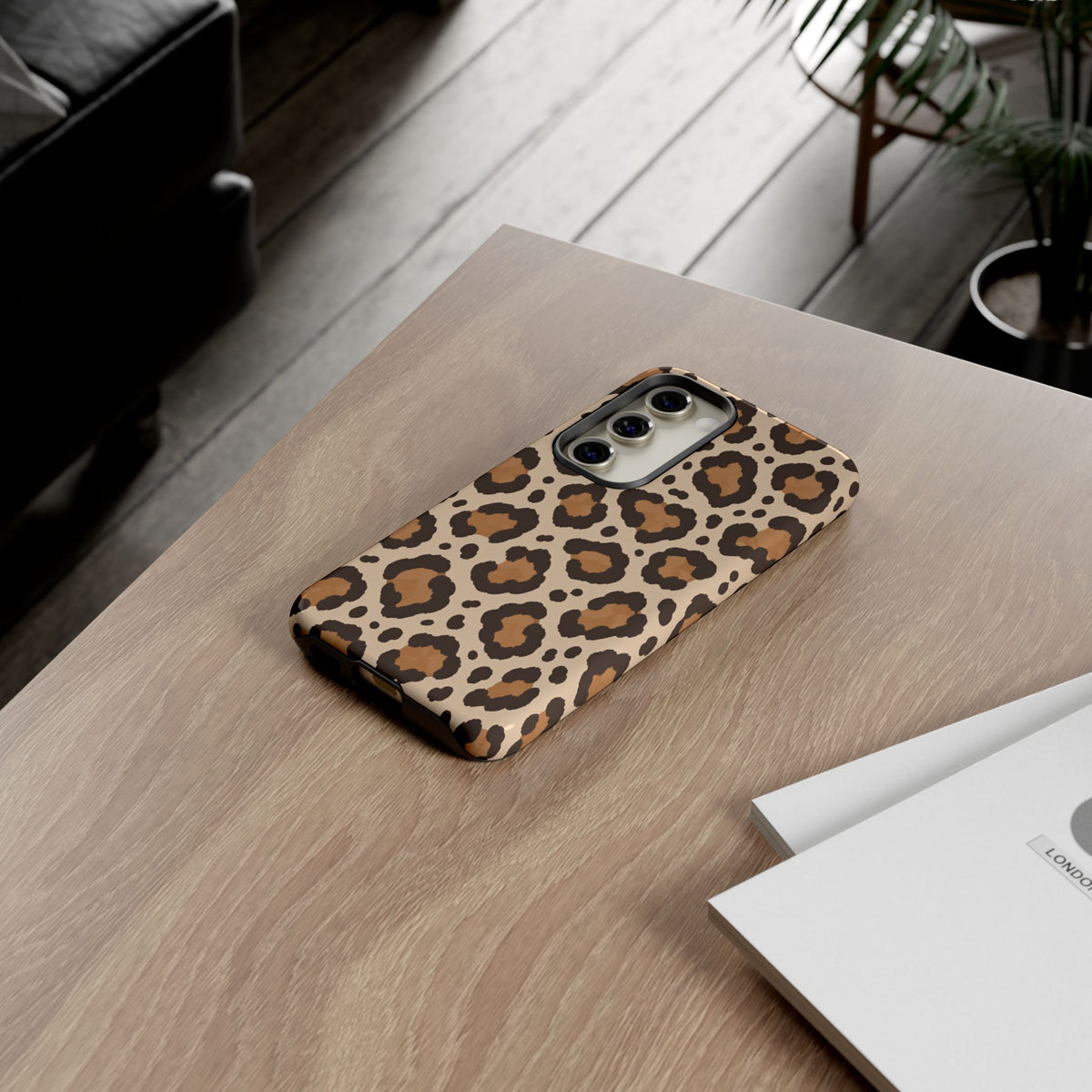 Leopard Print Samsung Galaxy Tough Case | Cocoa Wildcat