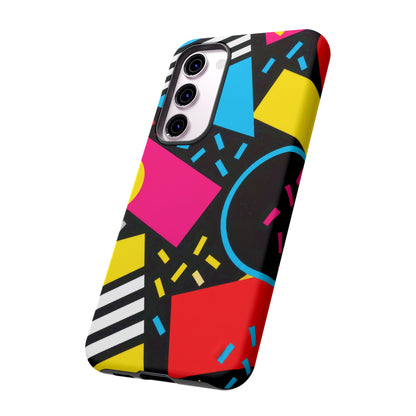 Midnight Confetti Samsung Galaxy Tough Case | Bright Abstract on Black