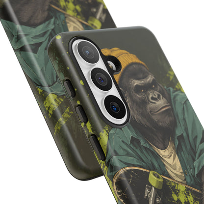 Concrete Jungle Samsung Galaxy Tough Case | Skater Gorilla Illustration