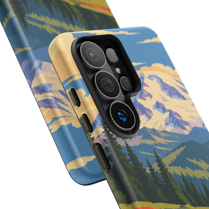 Mount Rainier — Meadow Radiance Samsung Galaxy Tough Case