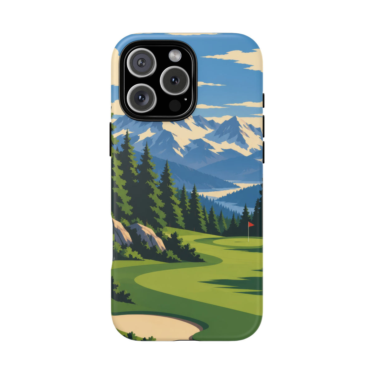 Mountain Golf — Alpine Fairway iPhone Tough Case