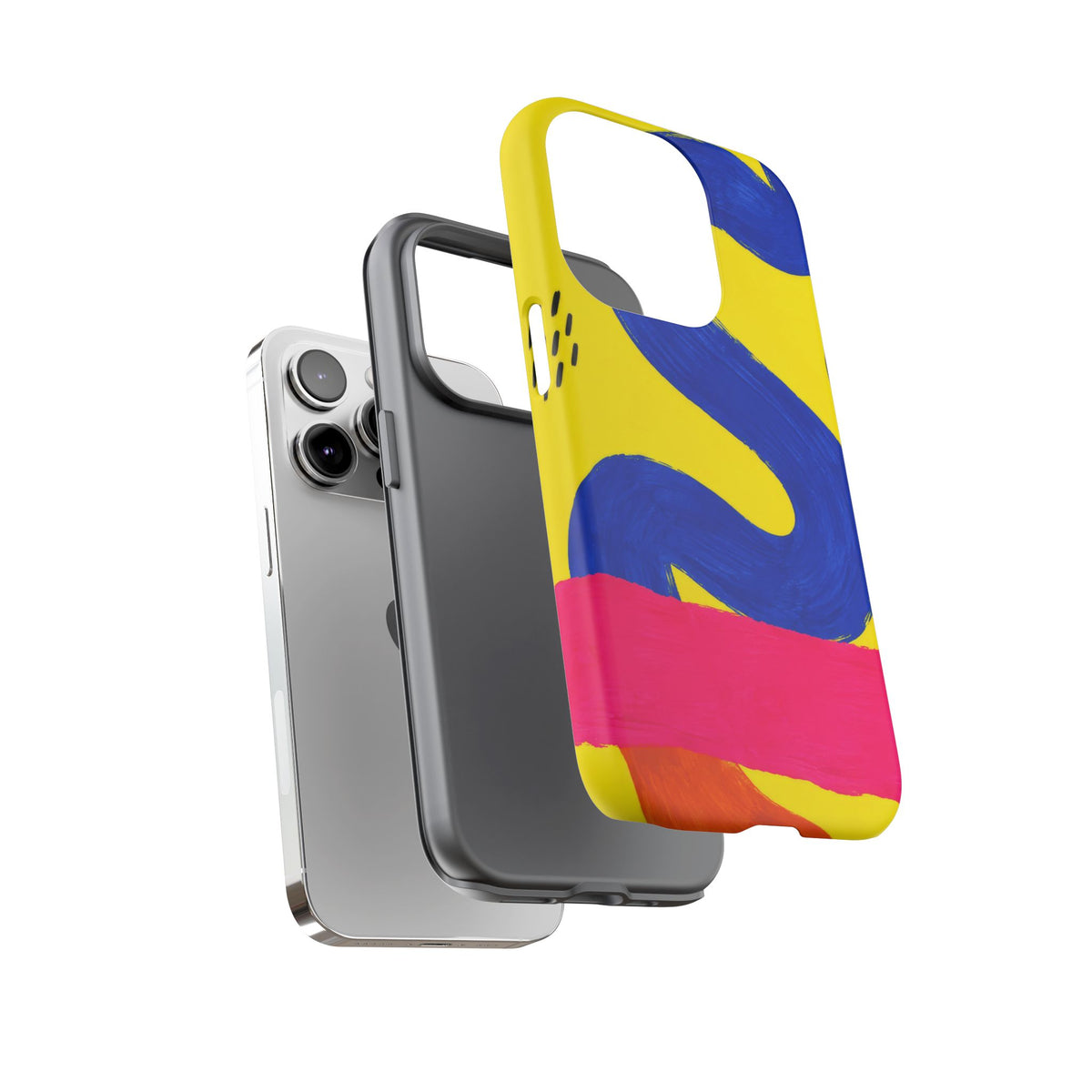 Offbeat iPhone Tough Case | Abstract Color Block Art