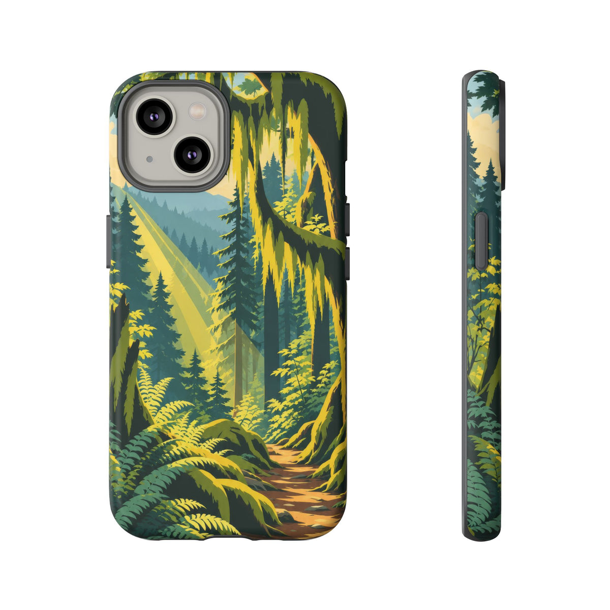 Hoh Rain Forest — Mosslight iPhone Tough Case