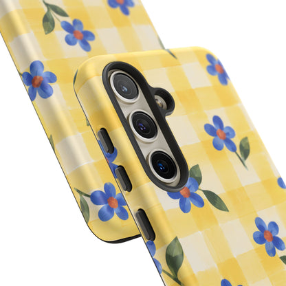 Buttercup Picnic Samsung Galaxy Tough Case | yellow gingham