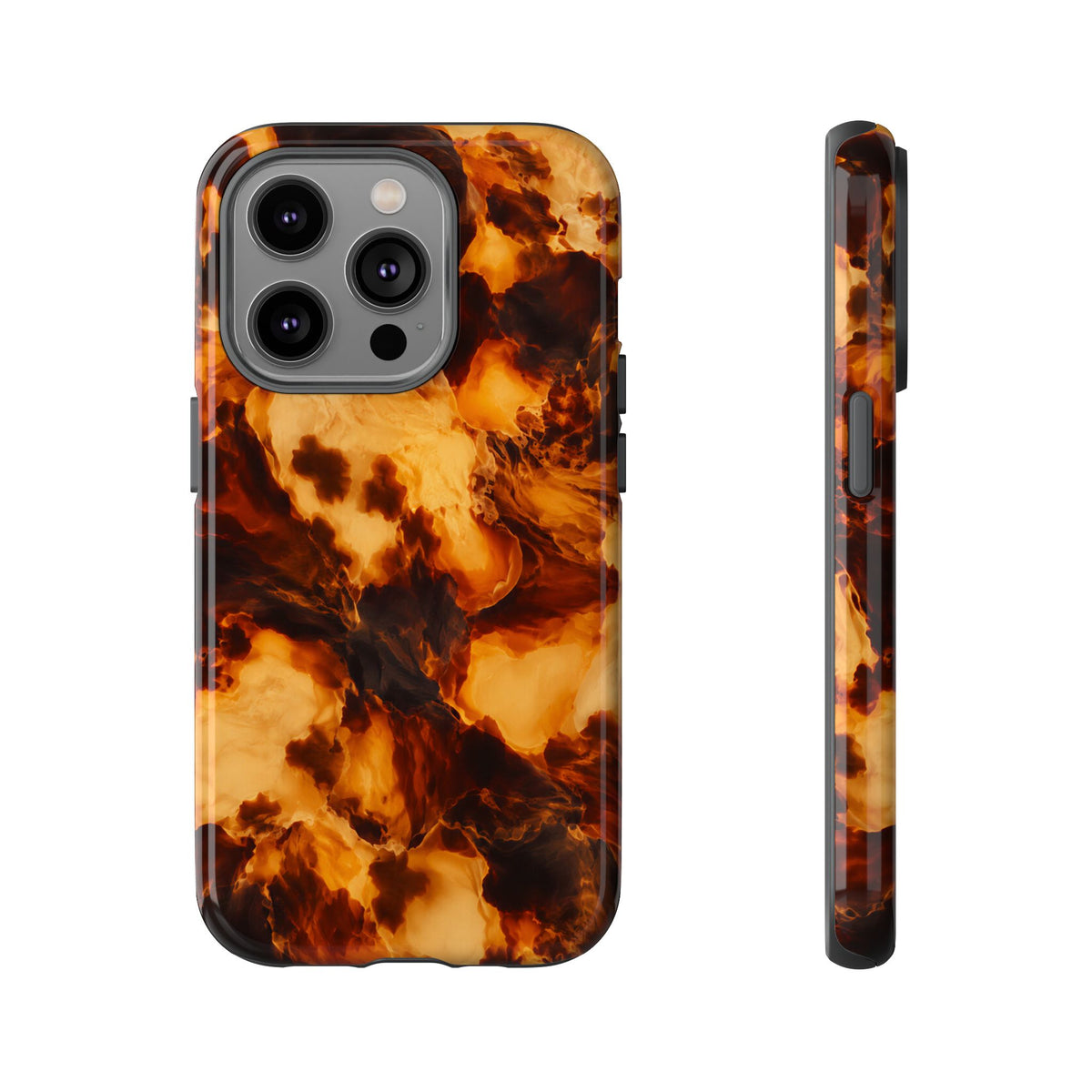 Amber Marble iPhone Tough Case | Amber Mosaic