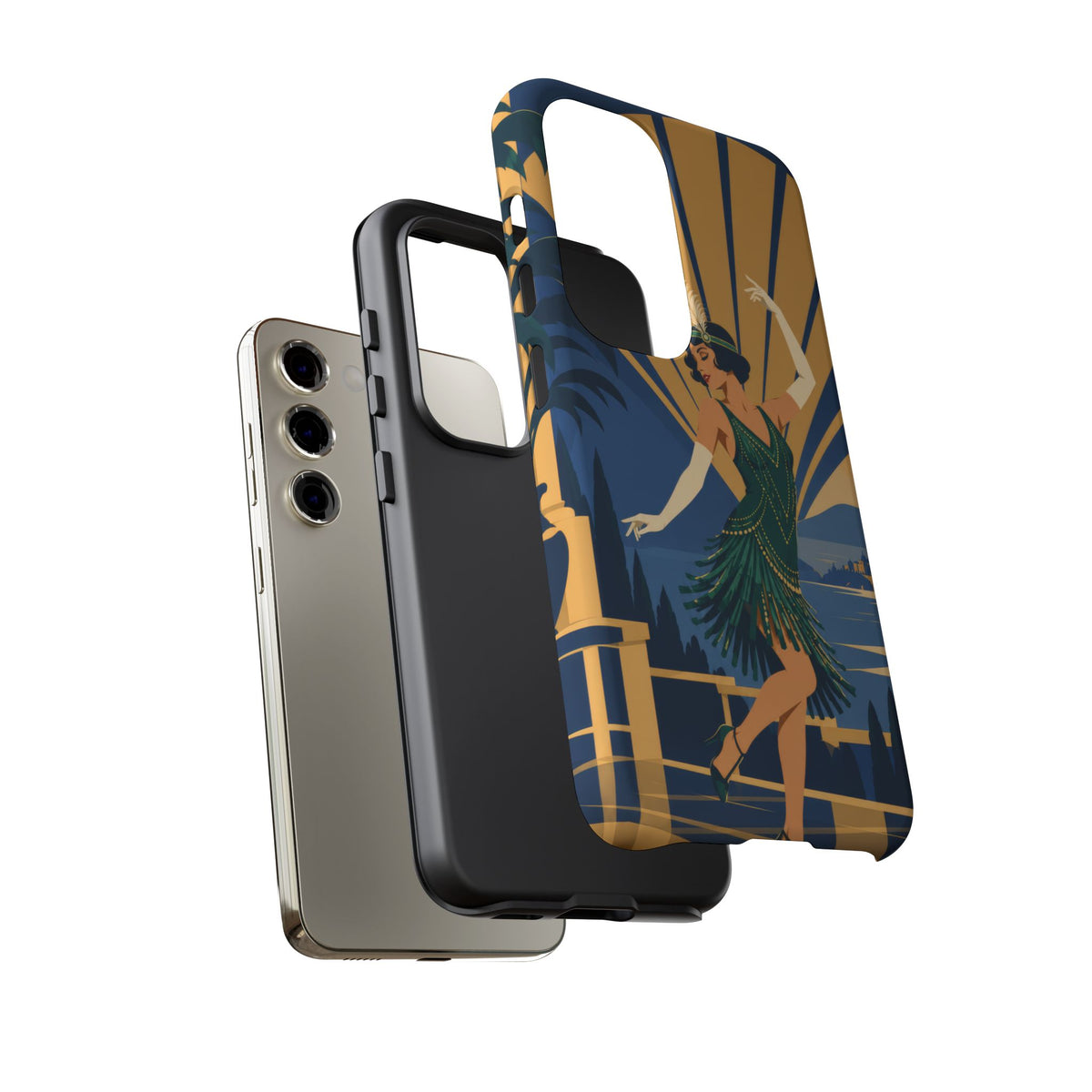 1920s Flapper — Jazz After Dark Samsung Galaxy Tough Case