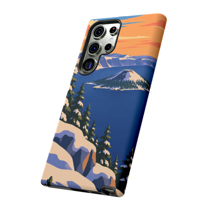 Crater Lake — Winter Caldera Samsung Galaxy Tough Case