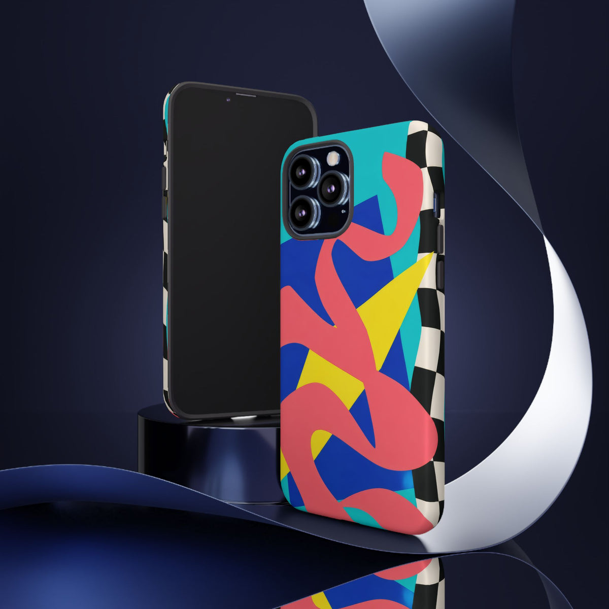 Cut Loose iPhone Tough Case | Retro Abstract Art
