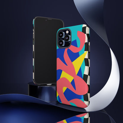 Cut Loose iPhone Tough Case | Retro Abstract Art