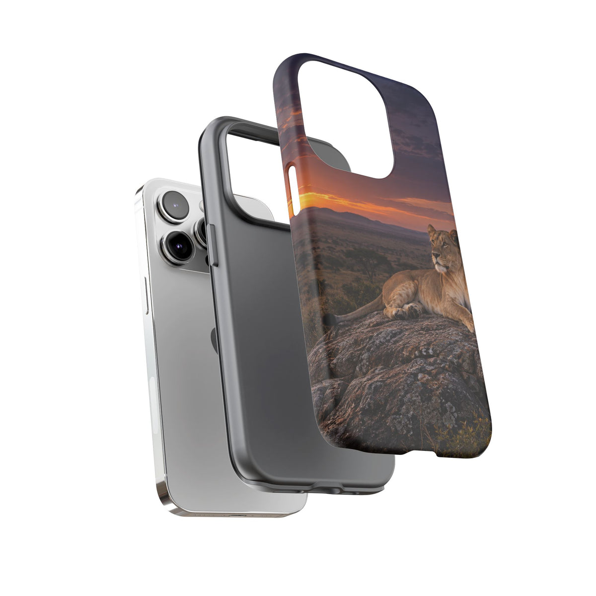 Lioness in the Blue Hour iPhone Tough Case