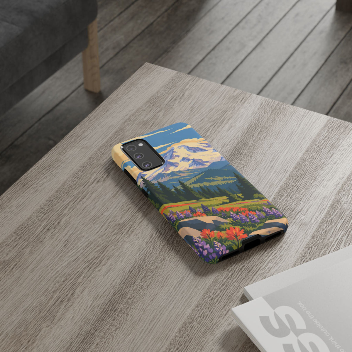 Mount Rainier — Meadow Radiance Samsung Galaxy Tough Case