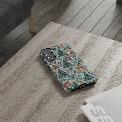 Winter Woodland Gathering Samsung Galaxy Tough Case | woodland christmas