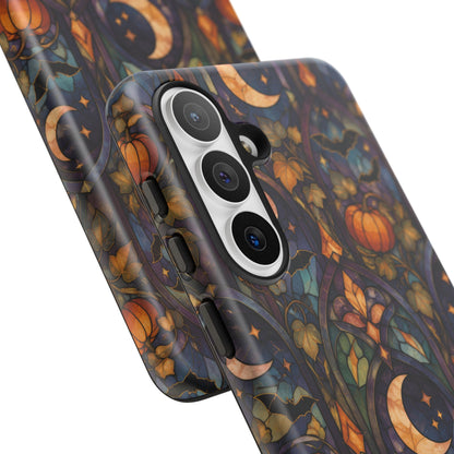 Amber Moon Window Samsung Galaxy Tough Case | celestial halloween