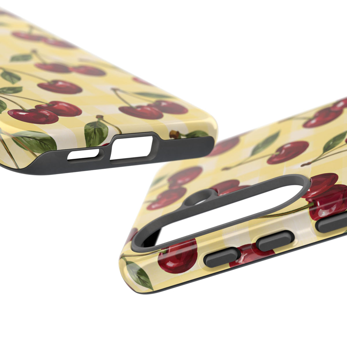Cherry Gingham Samsung Galaxy Tough Case | Cherry Picnic