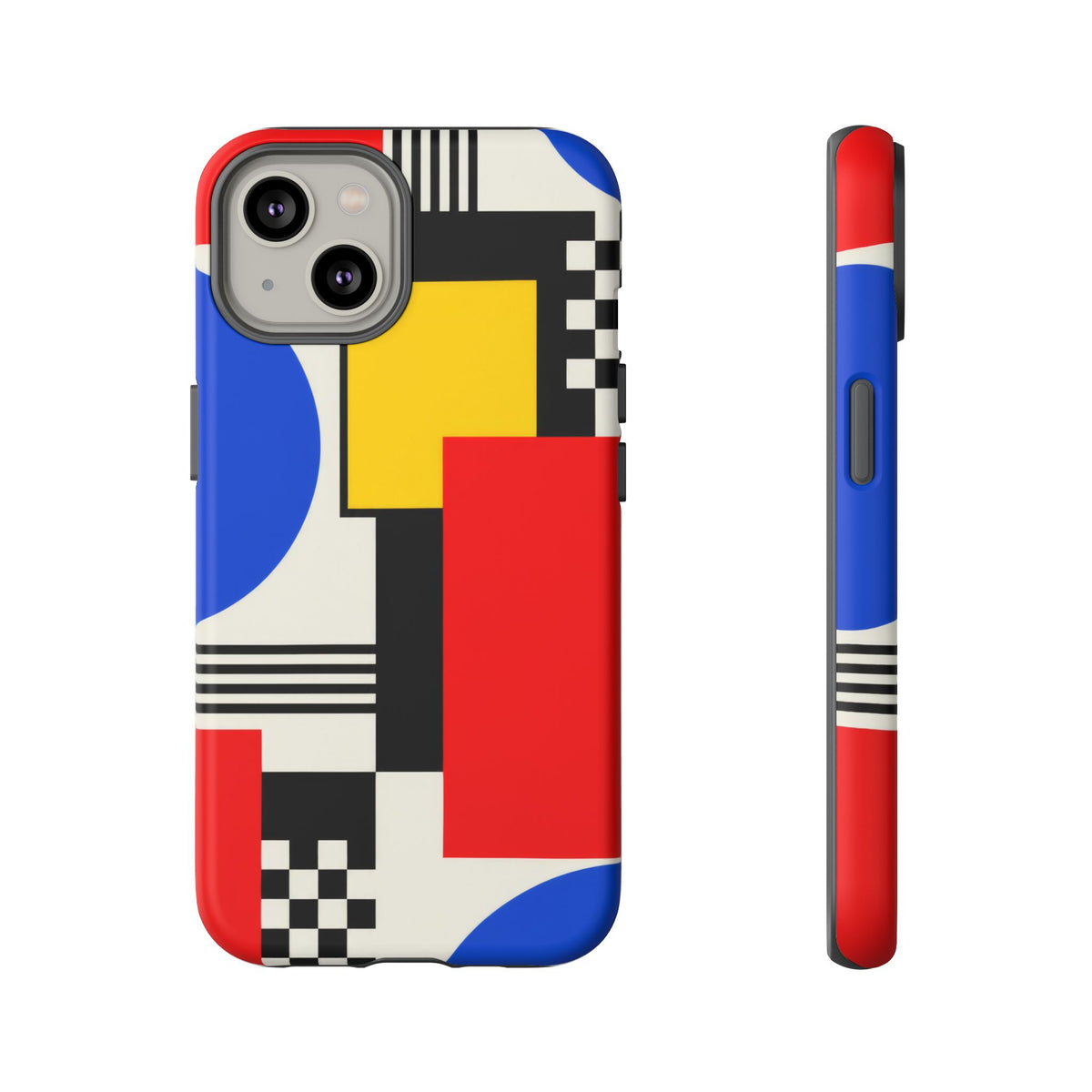 Primary Frequency iPhone Tough Case | Primary Color Geometry
