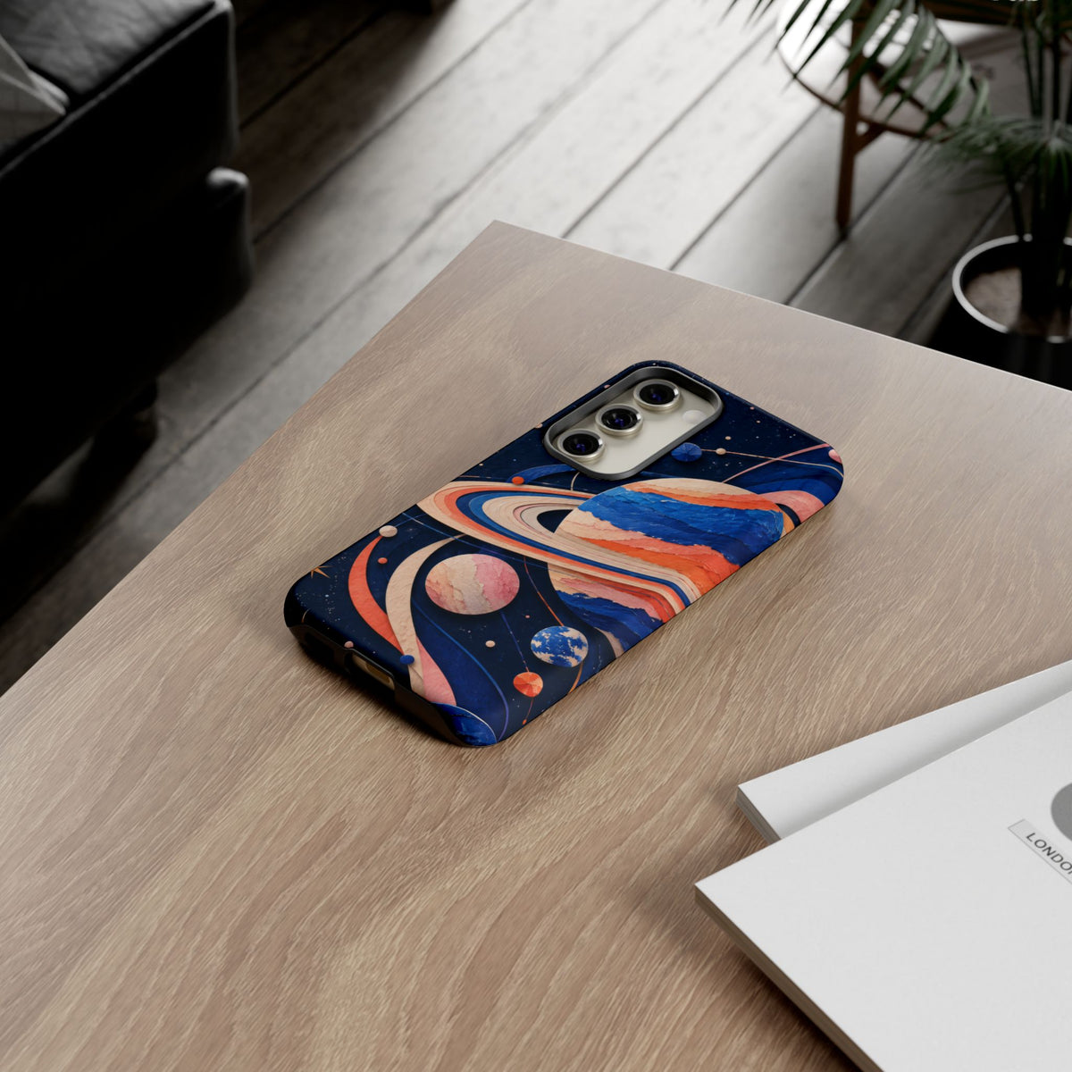 Cosmic Cut Paper Samsung Galaxy Tough Case | modern space