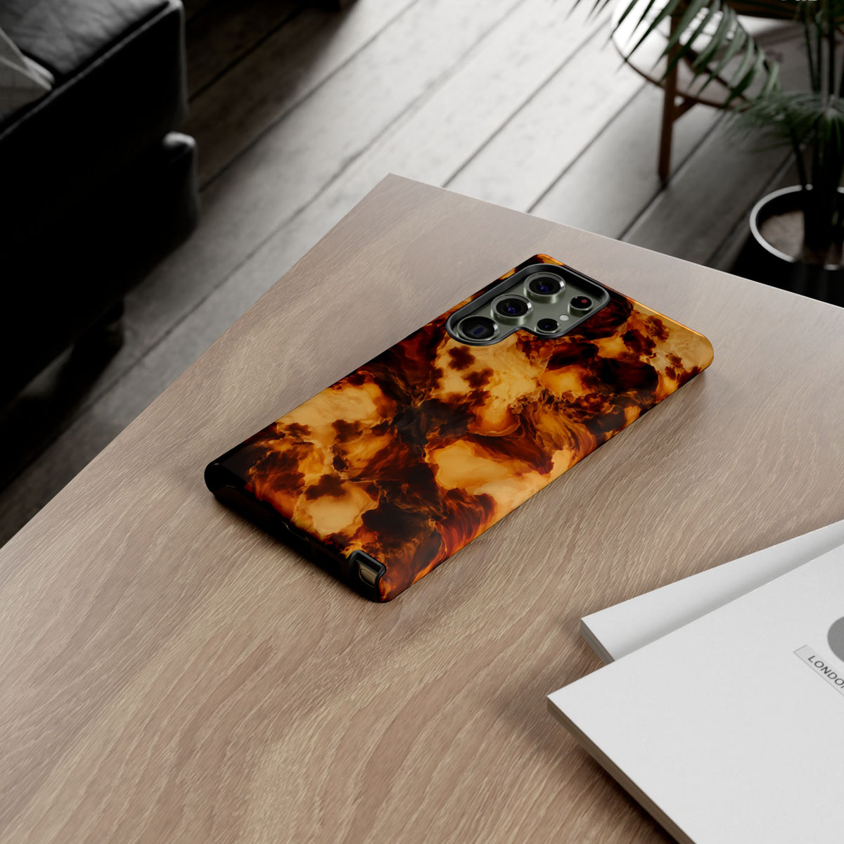 Amber Marble Samsung Galaxy Tough Case | Amber Mosaic