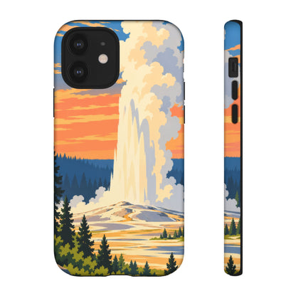 Yellowstone — Geyser Dawn iPhone Tough Case