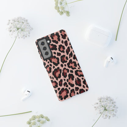 Wild Burgundy Samsung Galaxy Tough Case | leopard print