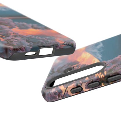 Fuji Petal Reflection Samsung Galaxy Tough Phone Case