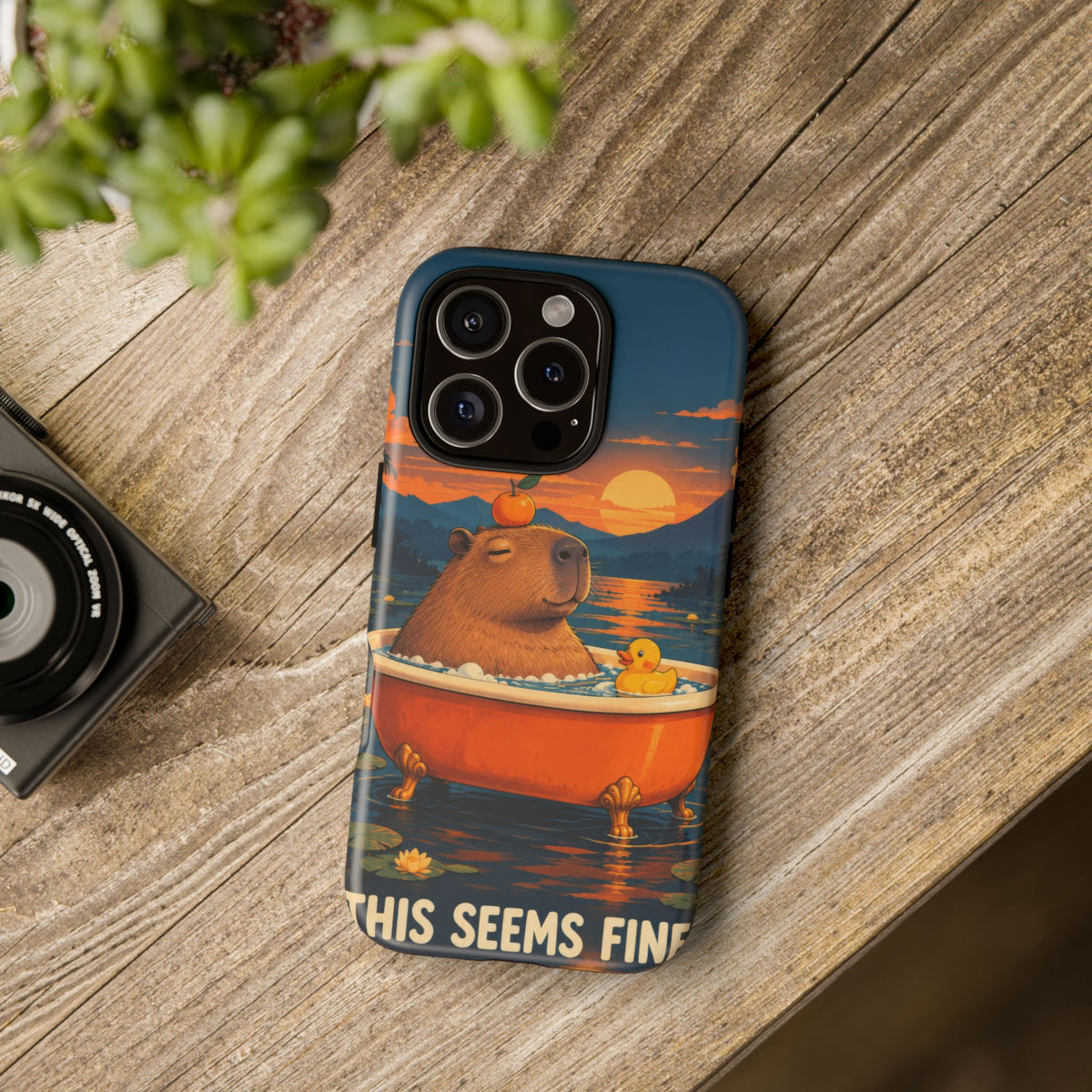 Minor Inconvenience iPhone Tough Case | funny capybara
