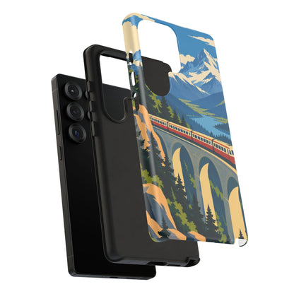 Travel by Train — Alpine Express Samsung Galaxy Tough Case | train travel