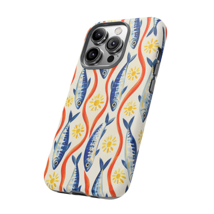 Sardine Social iPhone Tough Case | sardine print