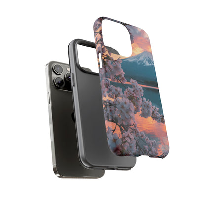Fuji Petal Reflection iPhone Tough Phone Case
