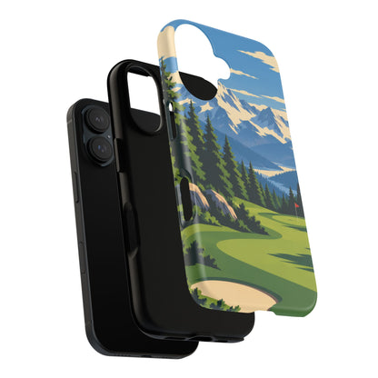 Mountain Golf — Alpine Fairway iPhone Tough Case