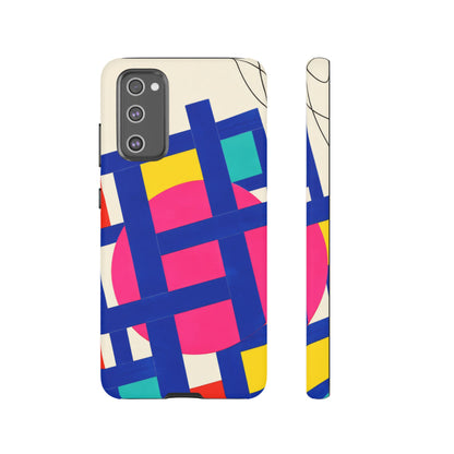 Chromatic Mischief Samsung Galaxy Tough Case | Geometric Color Block Art