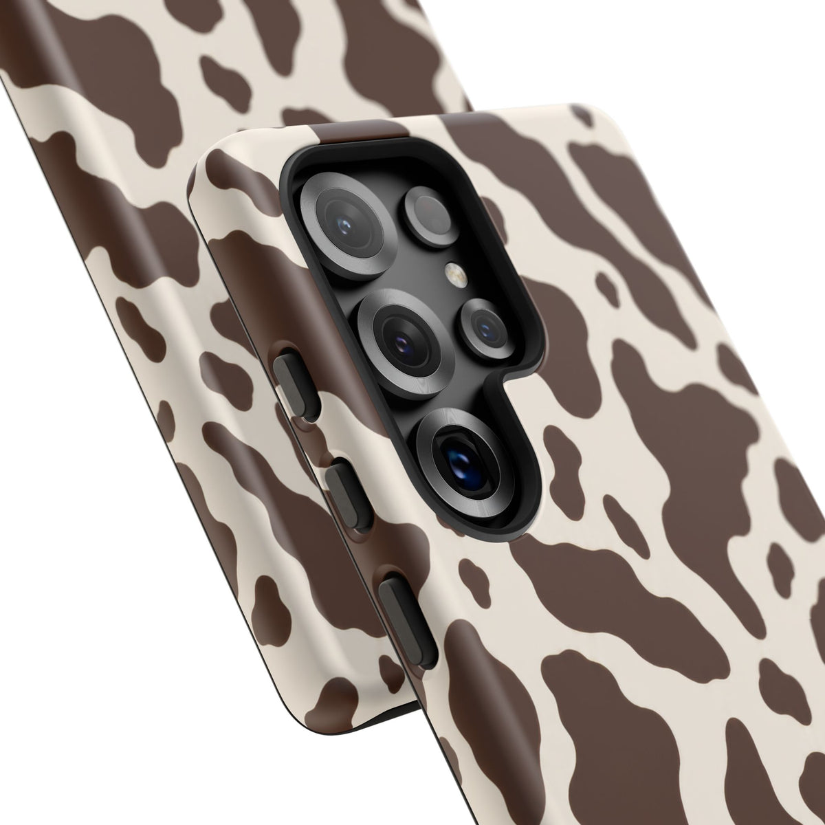 Cocoa Ranch Samsung Galaxy Tough Case | Brown Cow Print