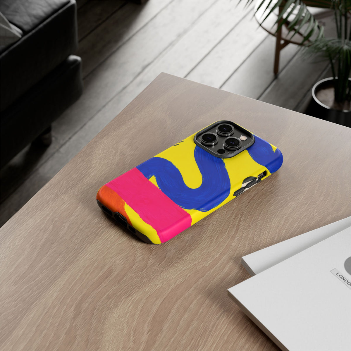 Offbeat iPhone Tough Case | Abstract Color Block Art