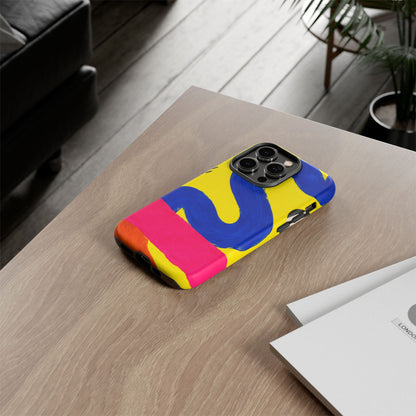 Offbeat iPhone Tough Case | Abstract Color Block Art