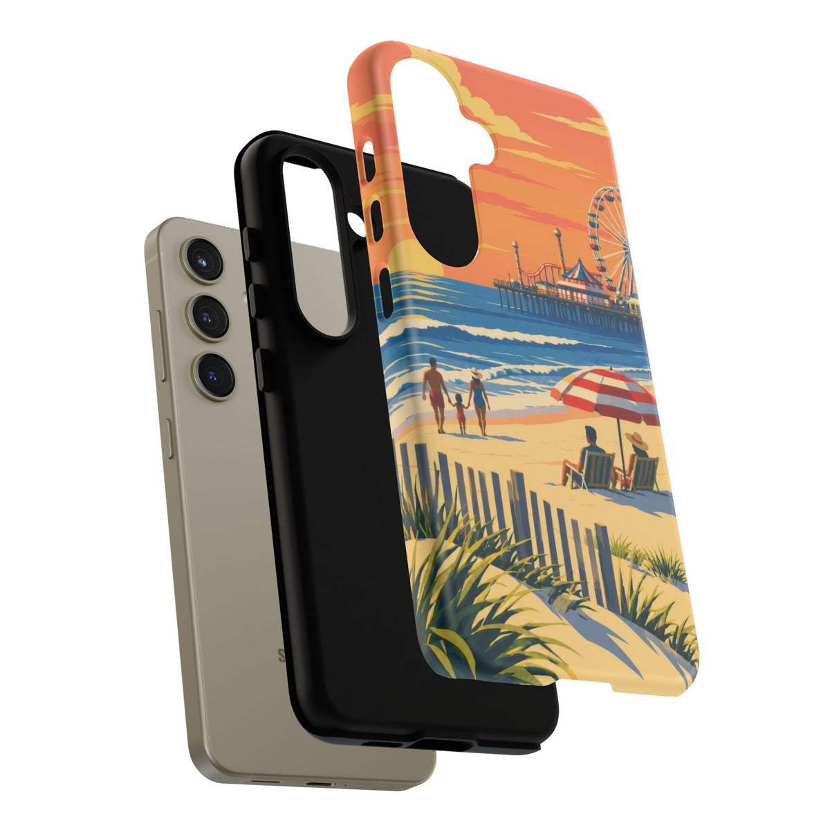 New Jersey Shore — Boardwalk Summer Samsung Galaxy Tough Case